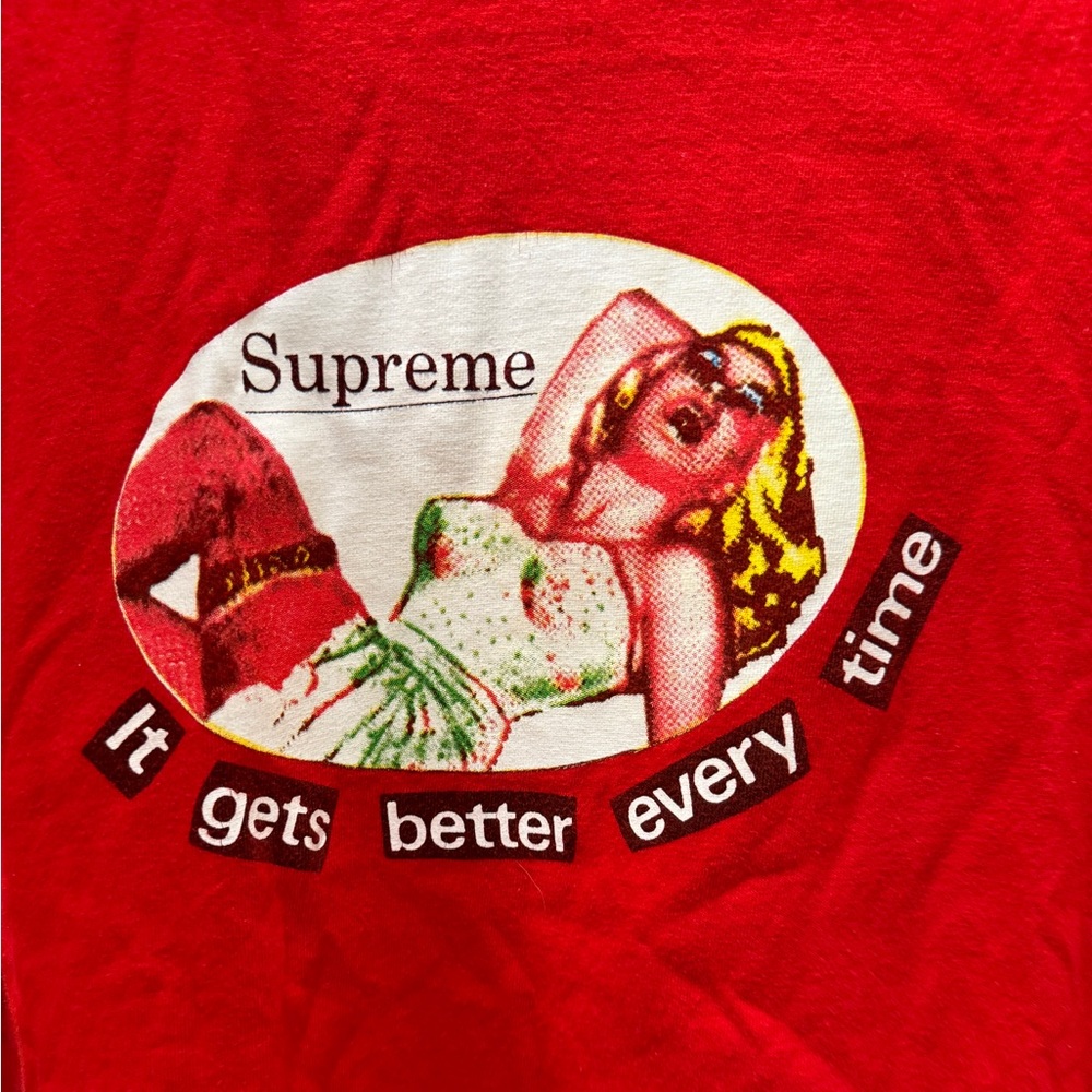 Supreme “It Gets Better Every Time” Tee. Size L. … - image 4
